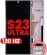OLED Асембли Рамка Samsung Galaxy S23 Ultra US & International Aftermarket Plus 120Hz Лавандов