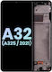 LCD ansamblu cu ramă Samsung Galaxy A32 4G A325 2021 Service Pack Negru Awesome