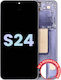Oled Asamblare Cu Ramă Samsung Galaxy S24 5g Versiune US și Internațională Service Pack Violet Cobalt