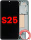 Asamblare OLED cu ramă Samsung Galaxy S25 5g US și Internațional Aftermarket Plus Mentă