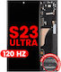Oled Assembly Frame Samsung Galaxy S23 Ultra Us & International Aftermarket Pro 120hz Graphite