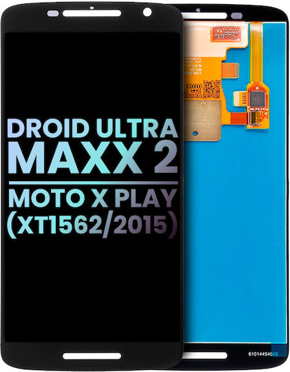 Lcd Assembly Without Frame Formotorola Moto Droid Ultra Maxx 2 Moto X Play Xt1562 2015 Black Genuine Oem