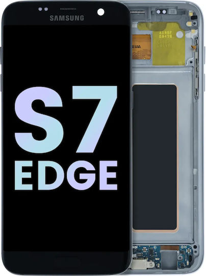Lcd Assembly Frame Samsung Galaxy S7 Edge Service Pack Black