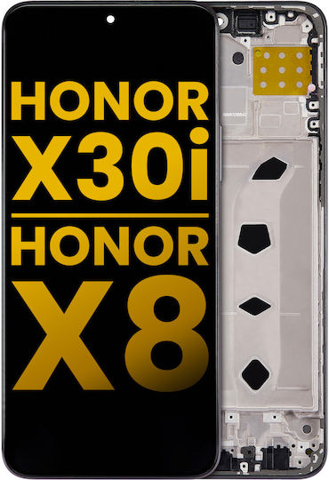 Lcd Assembly Frame Honor X30i Honor X8 Aftermarket Plus Black