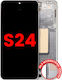 Oled Assembly Frame Samsung Galaxy S24 5g Us & International Version Aftermarket Plus Marble Grey