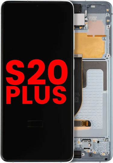 Oled Assembly Frame Samsung Galaxy S20 Plus 5g Aftermarket Plus Cloud Blue