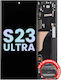 Oled Assembly Frame Samsung Galaxy S23 Ultra 5g Us & International Service Pack Graphite