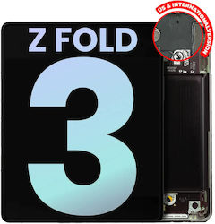 Inner Oled Assembly Frame Samsung Galaxy Z Fold 3 5g Us & International Service Pack Phantom Black Inner Oled Assembly Frame Samsung Galaxy Z Fold 3 5g Us & International Service Pack Phantom Black