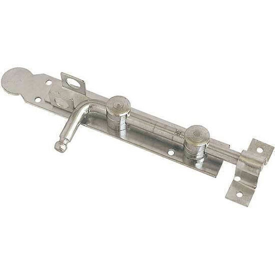 Inter 8760712 Cârlig de Ușă Cu Lacăt Oțel Fier Lanț 200mm Argintiu