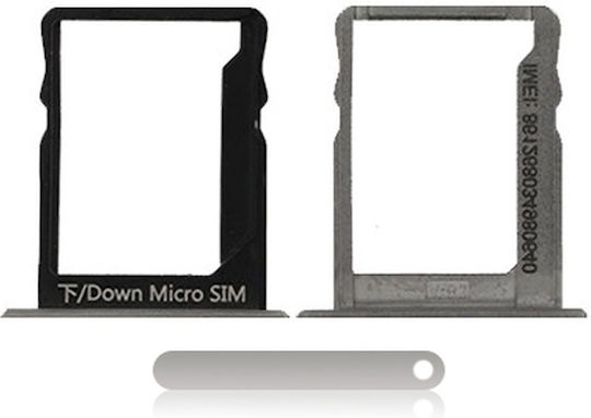 Sim Card + Sd Card Tray Huawei P8 Lite White