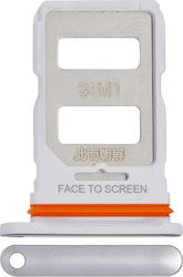Sim Card Tray Xiaomi 13 Lite White Sim Card Tray Xiaomi 13 Lite White