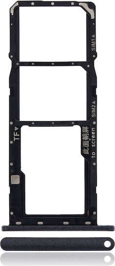 Dual Sim Card Tray Huawei Y7 2019 Midnight Black