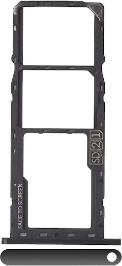 Dual Sim Card Tray Motorola Moto G7 Play Xt1952 2019 Black