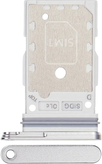Dual Sim Card Tray Samsung Galaxy S26 Plus S947 White