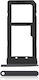 Einzel-SIM-Kartenhalter Samsung Galaxy S7 Schwarz Onyx