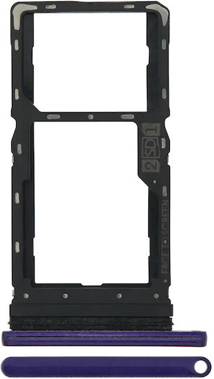 Dual Sim Card Tray Motorola Moto G8 Play Xt2015 2019 Purple