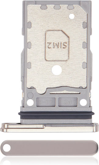 Dual Sim Card Tray Samsung Galaxy Z Fold 4 F936 Beige