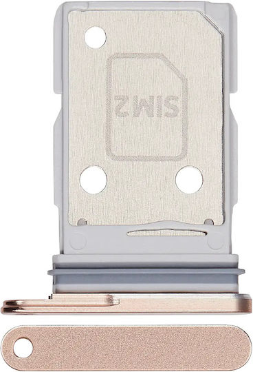 Dual SIM Kartenhalter Samsung Galaxy S26 Ultra S948 Rosa Gold