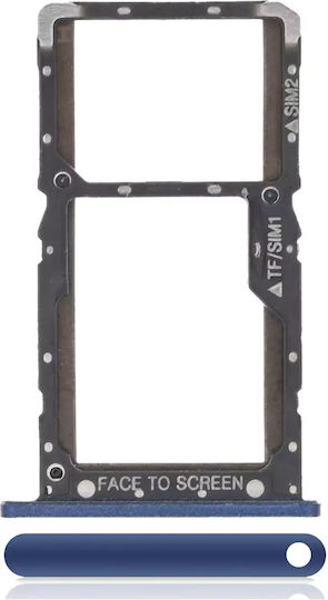 Sim Card Tray Xiaomi Pocophone F1 Stahlblau