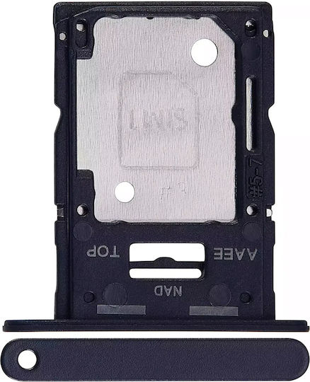 Dual SIM Kartenhalter Samsung Galaxy A15 A155 2023 Mutiges Schwarz