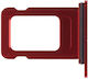 Single Sim Card Tray Iphone 13 Genuine Oem Red