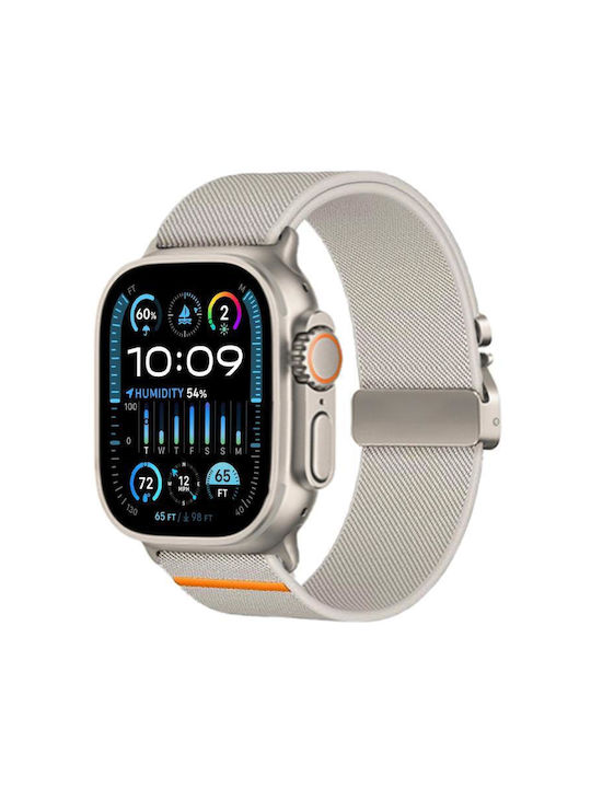 Apple Watch 38 40 41 S10 42mm Xdfind Elastisches Nylon Armband Starlight