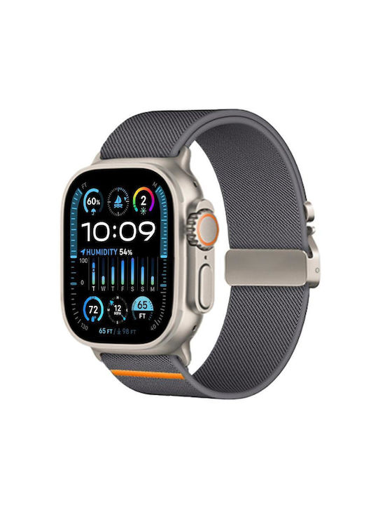 Apple Watch 38 40 41 S10 42mm xDfind Tragbare Bänder Dunkelgrau