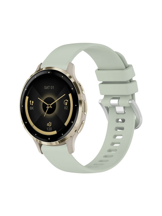 Curea Garmin Venu 3s Venu 4 41mm 18mm din Silicon Verde Curea Garmin Venu 3s Venu 4 41mm 18mm din Silicon Verde