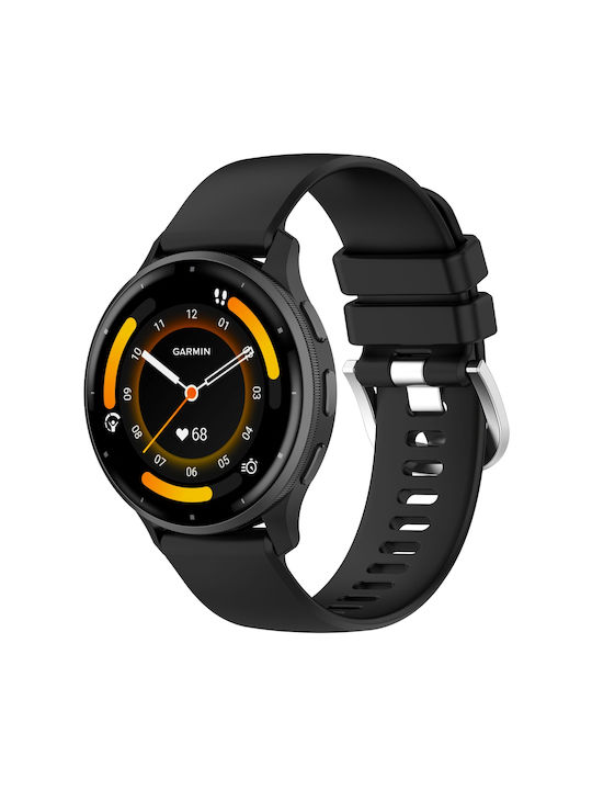 Garmin Venu 3 Venu 4 45mm 22mm Silikon Tragbare Bänder Schwarz
