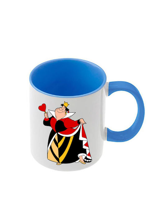 Alice Blaue Tasse Mit Griff Innen