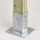 Showood Basis Für Gartenpergolen Aus Holz 15x9.1cm