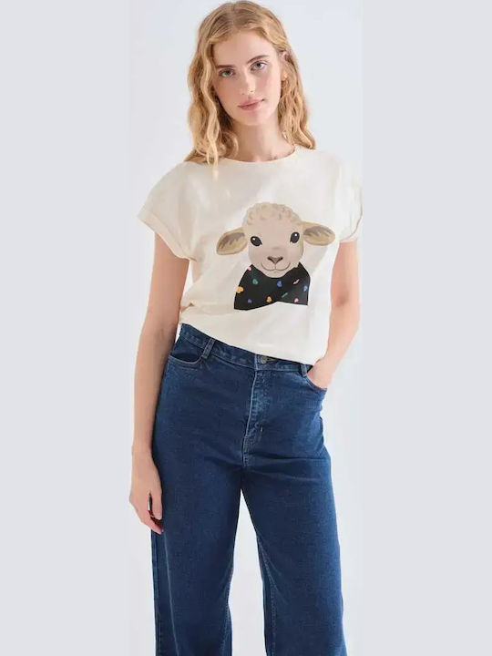 Дамска тениска Ecru