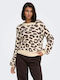 Damen Langärmeliges Pullover Crem