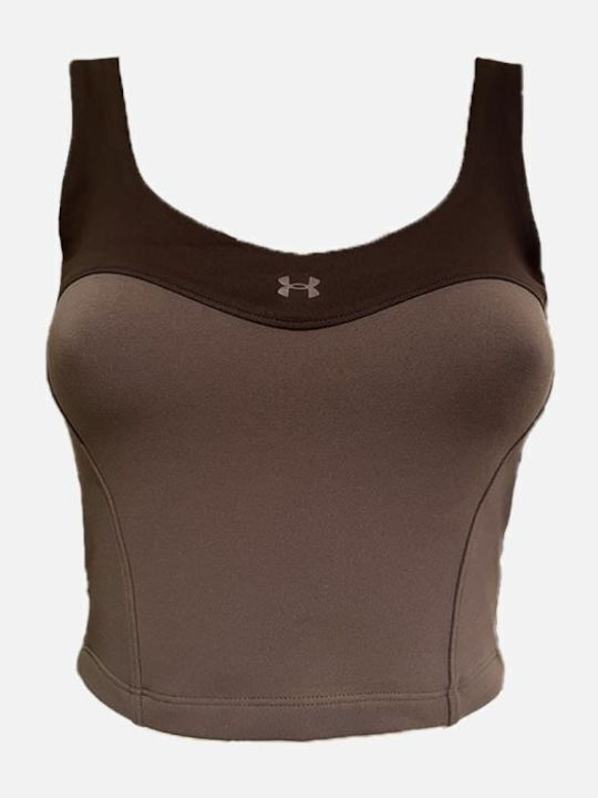 Under Armour Motion Damen-Ärmellose Braune Bluse
