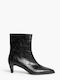 Women's Ankle Boots with Mid Heel Black