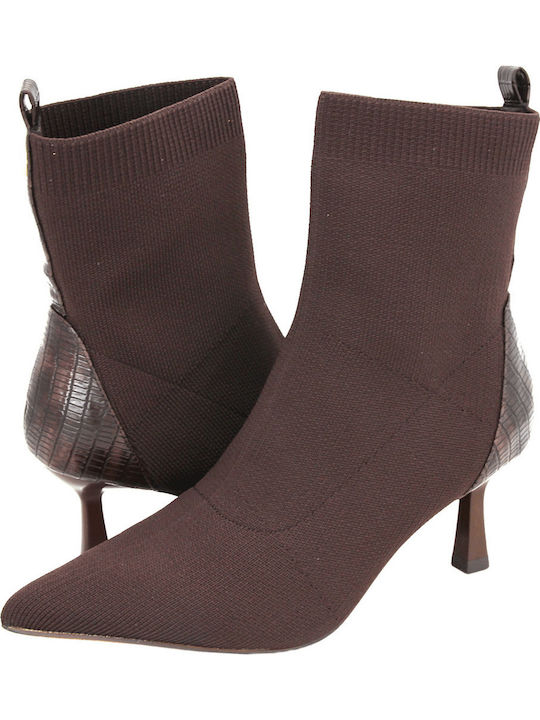 Maria Mare Leder Damen Stiefeletten Braun
