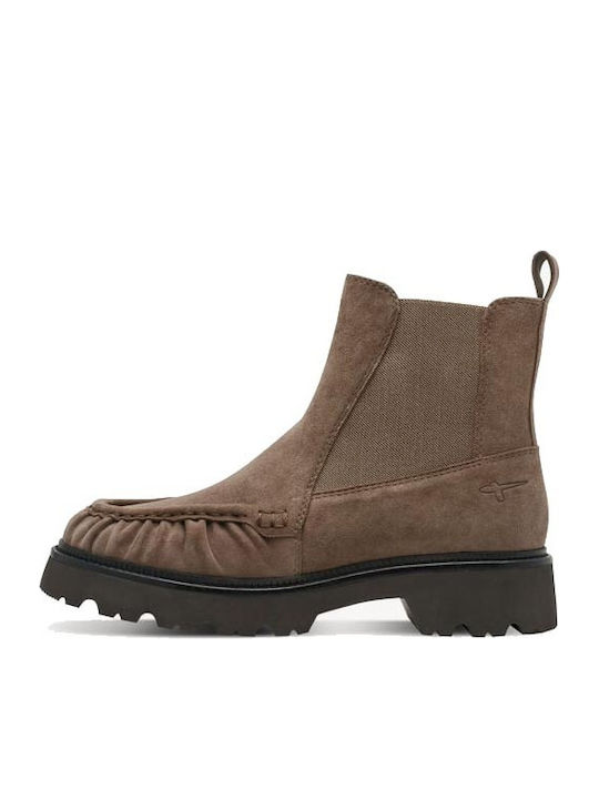 Tamaris Leder Damen Stiefeletten Braun