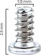 Internal Screw Set M1.0×2.6mm Iphone 12 Pro Max Service Pack Silver 30 Pack