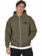Hooded Cardigan Khaki
