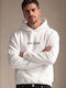 Sweatshirt With Hood Ecru