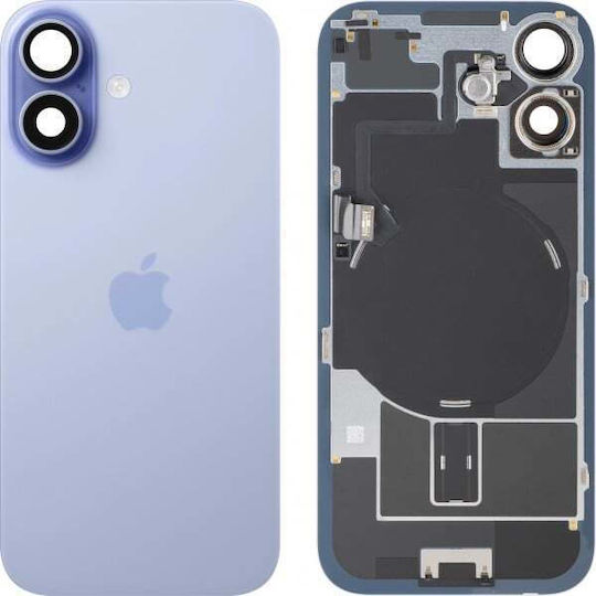 Κάλυμμα Μπαταρίας Πίσω Γυαλί Apple Iphone 17 Μπλε Ομίχλης Τραβηγμένο Βαθμού Α