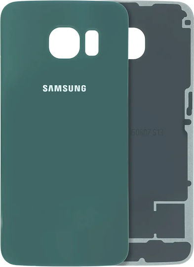 Back Cover Glass Samsung Galaxy S6 Edge Service Pack Green