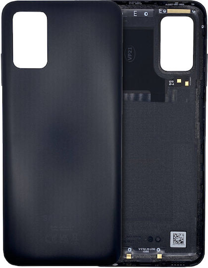 Back Cover Glass Samsung Galaxy A03s A037m 2021 Service Pack Schwarz
