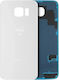 Rückseitenglas Samsung Galaxy S6 Verizon 4G Service Pack Weiß