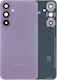 Back Cover Glass Samsung Galaxy A35 5g A356 2024 Service Pack Lilac