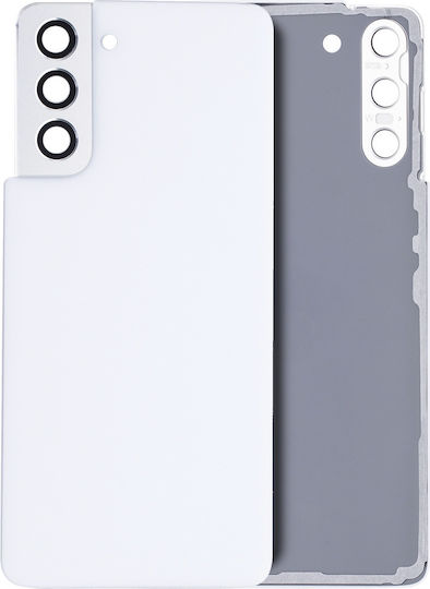 Задно Стъкло Капак Обектив Камера Samsung Galaxy S21 5g Сервизен Пакет Фантомно Бял