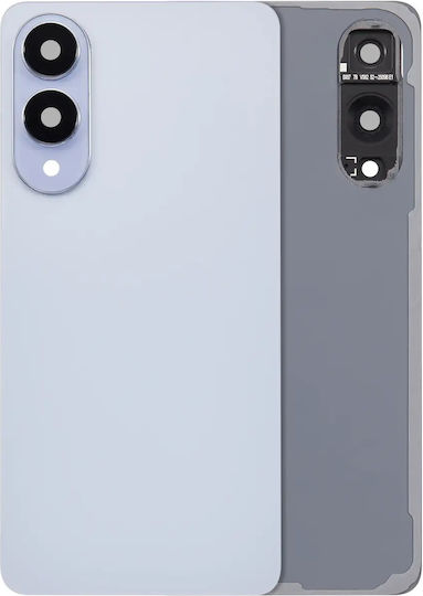 Back Cover Glass Camera Lens Samsung Galaxy S25 Edge No Logo Aftermarket Plus Titanium Icyblue