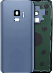 Back Cover Glas Kameraobjektiv Samsung Galaxy S9 Ohne Logo Aftermarket Plus Korallenblau Back Cover Glas Kameraobjektiv Samsung Galaxy S9 Ohne Logo Aftermarket Plus Korallenblau
