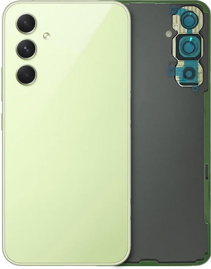 Geam Spate Carcasă Lentilă Cameră Samsung Galaxy A54 5g A546 2023 Service Pack Verde Lime
