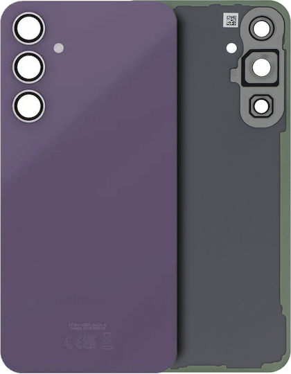 Back Cover Glass Camera Lens Samsung Galaxy S23 Fe Service Pack Purple